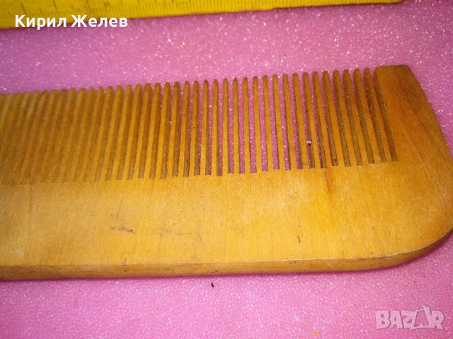 СТАР ВИНТИДЖ ДЪРВЕН ГОЛЯМ ГРЕБЕН 42838, снимка 7 - Други ценни предмети - 44184765
