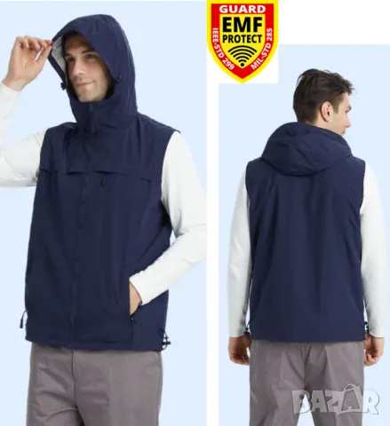 Екраниран Суичър с Метални Нишки RF EMF EMR GPS Wi-Fi BT5 5G Вълнова Електромагнитна Защита ЕМП EMP , снимка 9 - Суичъри - 35085213