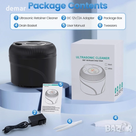 COSICOSY Ултразвукова почистваща машина за фиксатори с 4 режима, 45kHz, снимка 8 - Други - 51890173