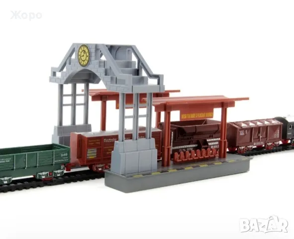 СГЛОБЯЕМ БЪРЗ ПЪТНИЧЕСКИ РЕТРО ВЛАК С РЕЛСИ И ГАРА КН0272, снимка 8 - Влакчета, самолети, хеликоптери - 48007183