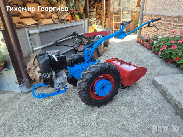 продава се Беларус МТЗ 08 с дизелов чисто нов италянски двигател Ломбардини 10 к.с.гаранция 24м., снимка 15 - Градинска техника - 55791325