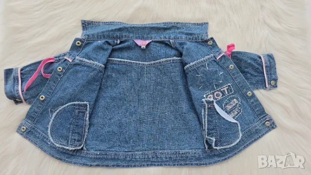 Бебешко дънково яке - 6 месеца, снимка 3 - Бебешки якета и елеци - 49999861