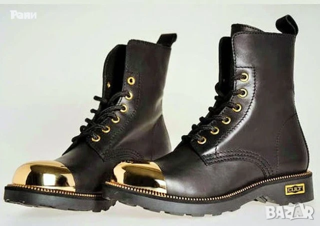 Дамски кожени боти / ботуши CULT, снимка 1