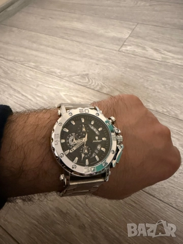 Мъжки Луксозен часовник Poedagar масивен, снимка 11 - Мъжки - 52425724