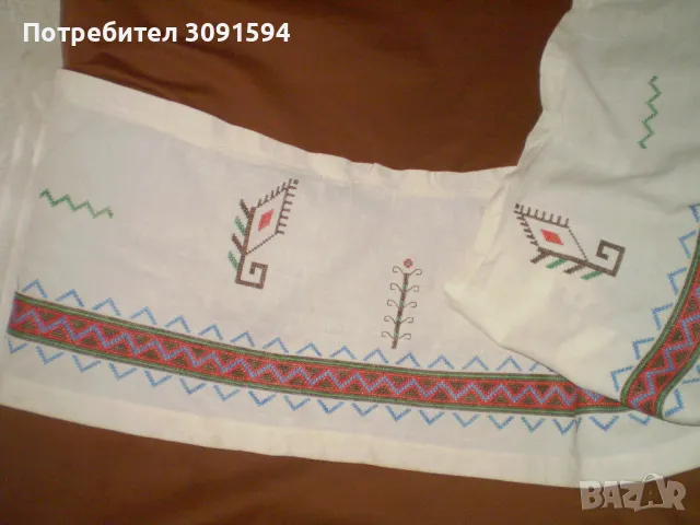 Винтиж 19 век перди ръчно бродирано Българска бродерия, снимка 11 - Други ценни предмети - 48814334