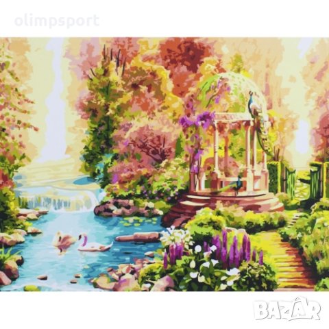 Комплект за рисуване  по номера с платно 50х40 см, Модел 63 (27014663) 