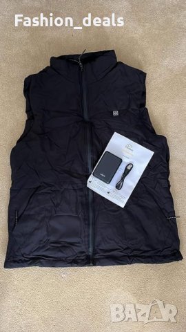 Ново електрическо поларено яке без ръкави Отопляема жилетка грейка за тяло, снимка 8 - Якета - 42535730