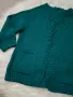 РАЗКОШНА зелена жилетка, снимка 3