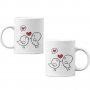 Комплект чаши за влюбени Love Birds, снимка 1 - Романтични подаръци - 35737922