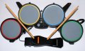 Xbox 360 Rock Band жични барабани в комплект с педал и палки, снимка 2