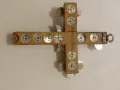  Автентичен Възрожденски кръст 19ти  от Йерусалим седеф  Божи гроб, снимка 13