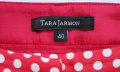Дамски панталон Tara Jarmon свободна кройка в червено на бели точки свежо, снимка 2