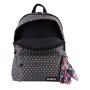 Ученическа раница със подсилен гръб и бандана, Myway, Сива/ сърца, снимка 2