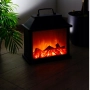 Декоративен LED фенер - камина, снимка 5