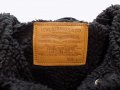 яке levis sherpa горнище палто джинсово оригинално мъжко зимно черно L, снимка 4