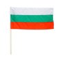 Българското знаме, дървена дръжка, 29x39 см