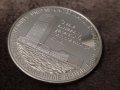 Сребърна възпоменателна монета 30-та годишнина на Обединените нации 1975, снимка 2