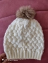 OTS Original нова бяла зимна шапка с еко пух, снимка 6