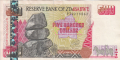500 долара 2001, Зимбабве, снимка 1