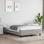 vidaXL Рамка за легло без матрак, светлосива, 120x200 см, плат, снимка 2