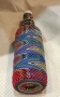 -	Бутилка стъклена с красива цветна оплетка, снимка 3