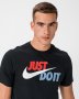  Nike NSW JUST DO IT - страхотна мъжка тениска КАТО НОВА, снимка 1 - Тениски - 35962437