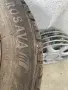 4 броя метални джанти 15" 5х100 от Toyota Avensis T22 със зимни гуми Rosava Snowgard 195/65, снимка 4
