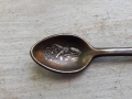 Стара колекционерска дебело посребрена лъжичка на Rolex, снимка 2