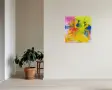 Абстракция 40х40см., платно, картина, автор, уникат, оригинал, снимка 2