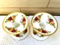 ROYAL ALBERT красиви свещници от костен порцелан от Англия, снимка 2