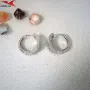 Обеци с платинено покритие 211253, снимка 2