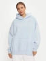 $91 Унисекс суичър Under Armour UA Icon Fleece Ultra 2XL Oversized Hoodie светло син blue, снимка 5