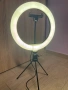 Лед ринг лампа със стойка- Перфектна светлина за тик ток, сторита и видео разговори!, снимка 3