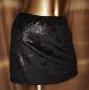 CODICE M Италиянска черна брокатена пола , снимка 9