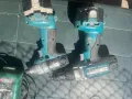 Комплект Makita гайковерт и винтоверт две батерии и зарядно, снимка 3