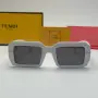 Слънчеви очила Fendi Bold Square Logo Edition нови, черно и бяло, снимка 9