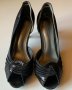 Обувки, официални, Lazzarini, сатен, № 38, снимка 1 - Дамски елегантни обувки - 24103296