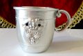 Чаша от калай с корона,кралски герб. , снимка 1 - Антикварни и старинни предмети - 40147258