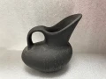 Черна Керамична Вазичка, снимка 1