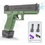 Воден пистолет Glock18, Електрически, Автоматичен, Зелен, снимка 3