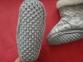Нови Бебешки/Детски пантофи НМ 18/19 номер сиви, снимка 4
