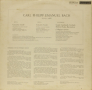 C.PH.E.Bach-Грамофонна плоча-LP 12”, снимка 2