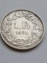 Швейцария 1 франк, 1939 Сребро 0.835, снимка 2
