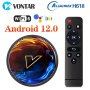 TV Box Vontar H1, Smart TV, ТВ Бокс, 4K HDR, IPTV, WiFi 6, Android 12, снимка 1 - Приемници и антени - 41425135