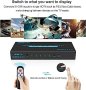 HDMI превключвател HDMI селекторен превключвател 5 порта HDR IR дистанционно 4K HDMI , снимка 3