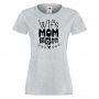 Дамска тениска Wife Mom Boss,Празник на Майката,Подарък,Изненада,Рожден Ден, снимка 5