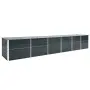 vidaXL Градинска висока леха поцинкована стомана 480x80x77 см антрацит（SKU: 47071）, снимка 1