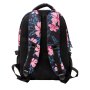 Ученическа раница,  My Way, 33х18х48см, Черна/ цветя, снимка 2