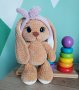 Плетена играчка зайче, снимка 1 - Плюшени играчки - 44218417