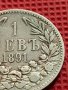Сребърна монета 1 лев 1891г. КНЯЖЕСТВО БЪЛГАРИЯ ФЕРДИНАНД ПЪРВИ ЗА КОЛЕКЦИОНЕРИ 40581, снимка 7